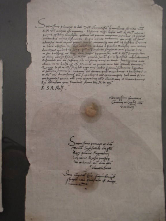 List Mikołaja Kopernika do króla Zygmunta I. Fot. RMF FM. /RMF FM