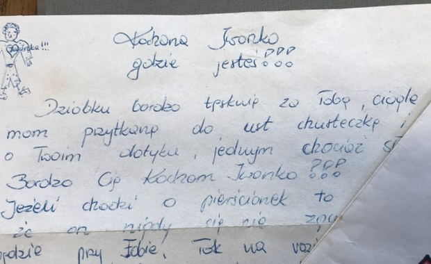 List miłosny ukryty między kartami starej książki... Kim są Iwonka i Grzegorz?