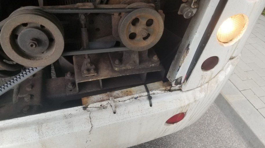 Lista usterek była bardzo długa. /KWP w Białymstoku  /