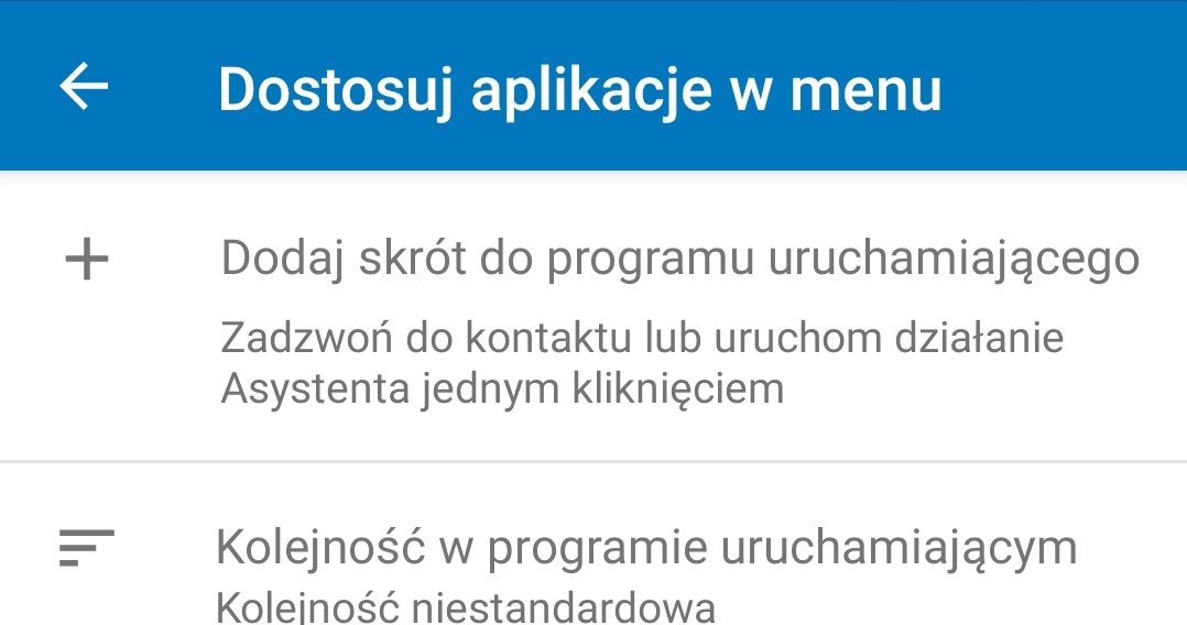 Listę i kolejność wyświetlania aplikacji na Android Auto można dowolnie konfigurować z poziomu tego ekranu. /materiały własne /INTERIA.PL