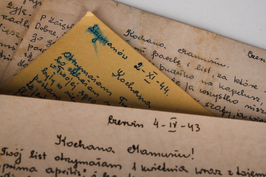 Listy znalezione w walizce /Muzeum Powstania Warszawskiego /
