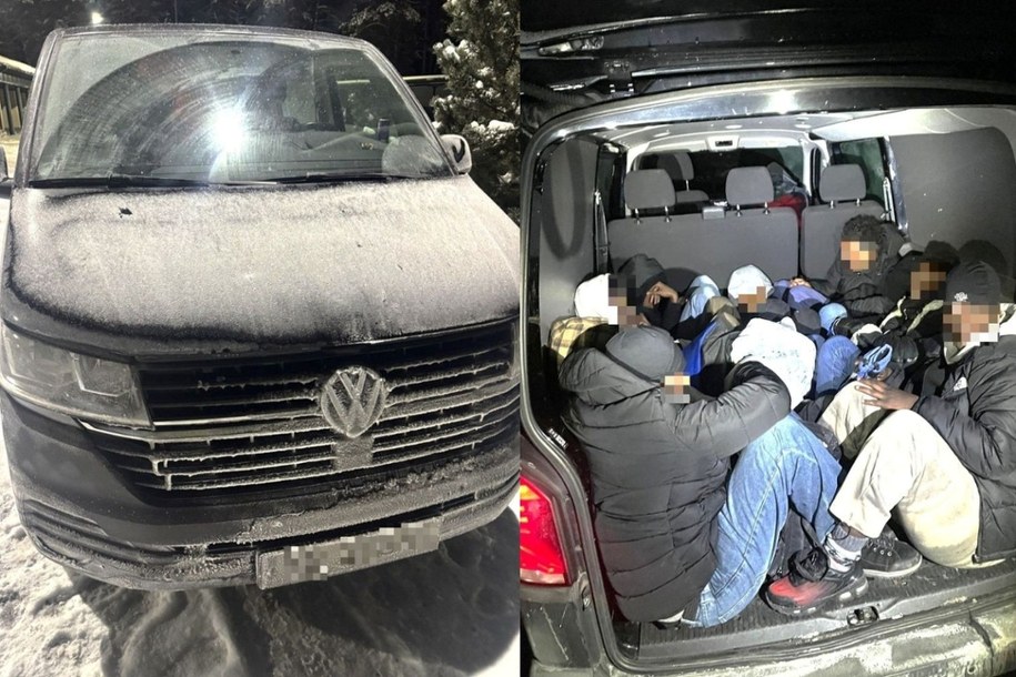 Litwini zatrzymali dwóch Polaków przemycających ludzi /Litewska straż graniczna /