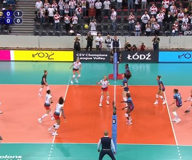 ŁKS Commercecon Łódź - Allianz Vero Volley Milano 1:3. Skrót meczu. WIDEO