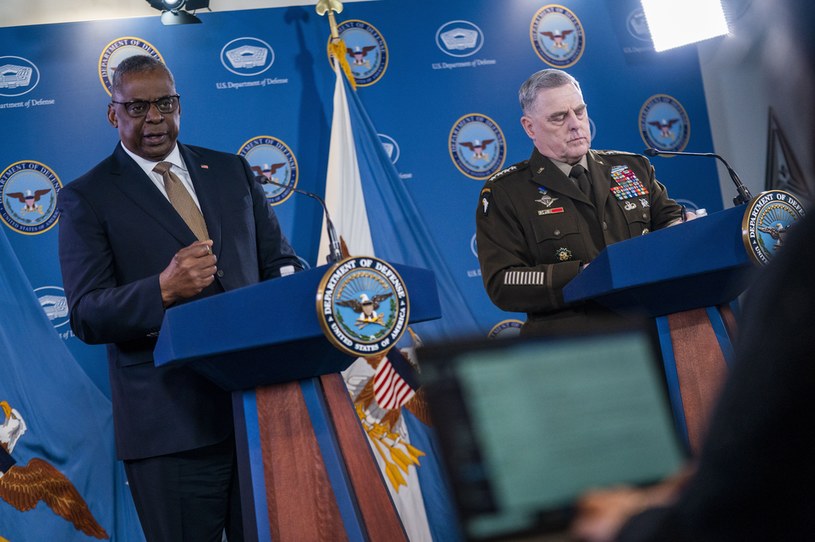 Lloyd Austin i gen. Mark Milley /EPA/SHAWN THEW /PAP