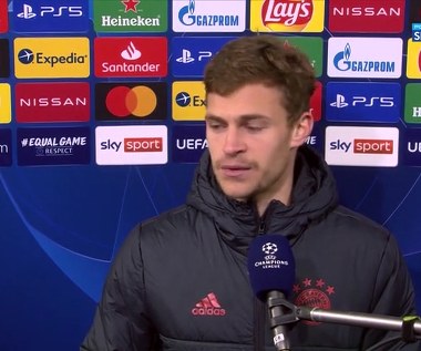 LM. Joshua Kimmich: Wynik z pierwszego meczu pomógł nam dobrze wejść w drugi (POLSAT SPORT). Wideo