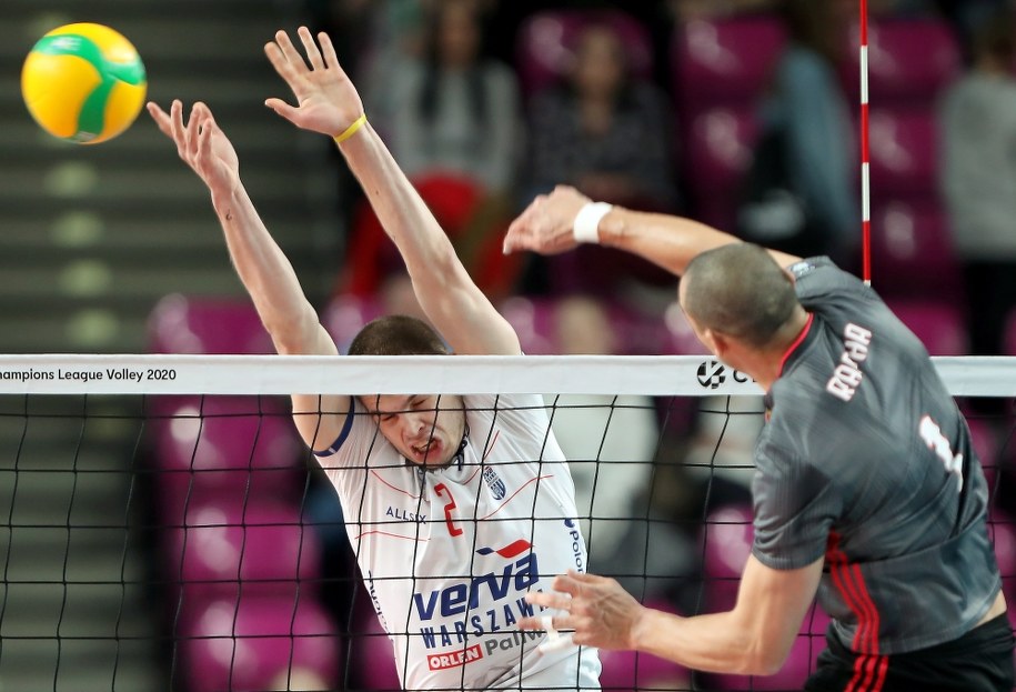 LM siatkarzy - VERVA - Benfica 3:0 / 	Leszek Szymański    /PAP