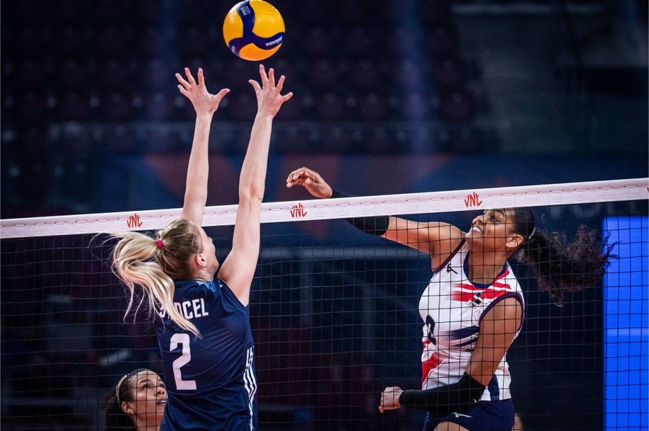 LN siatkarek. Polska - Dominikana 2:3 /Zdj. udostępnione przez FIVB /