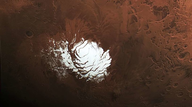 Lód na Marsie /materiały prasowe