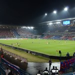 Lód uszkodził dach stadionu Wisły Kraków