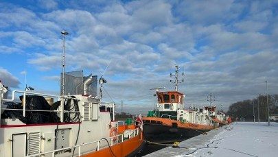Lodołamacze w gotowości, załogi czekają na mróz