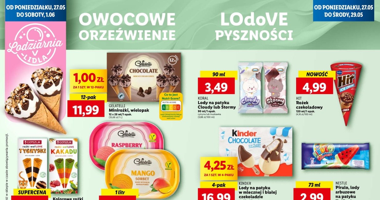 Lodowe klasyki w Lidlu! /Lidl /INTERIA.PL