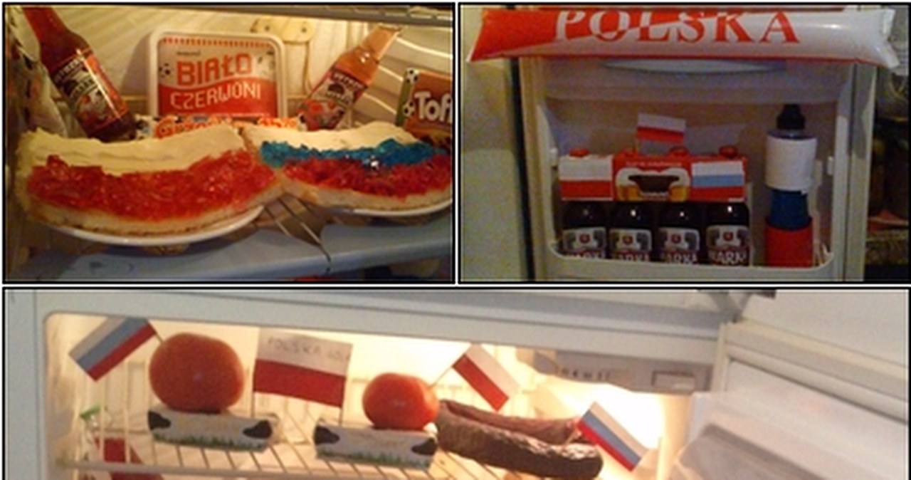 Lodówki kibiców przygotowane na mecz z Rosją. Zobacz zdjęcia z 10. rundy konkursu