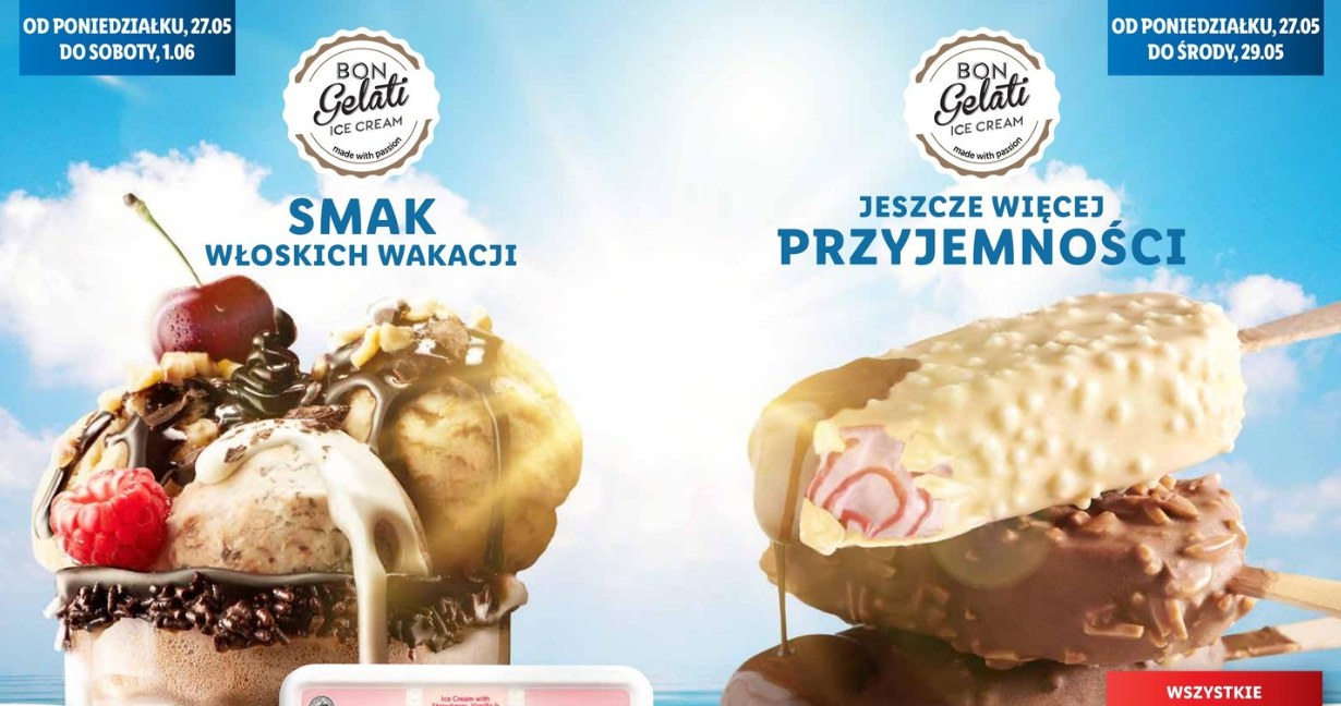 Lody Bon Gelati taniej w Lidlu! /Lidl /INTERIA.PL