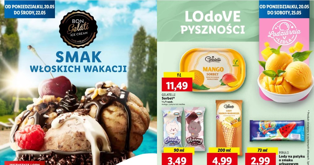 Lody na promocji w Lidlu! /Lidl /INTERIA.PL