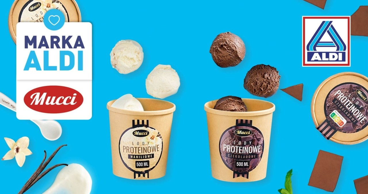 Lody proteinowe w Aldi! /Biuro prasowe Aldi /INTERIA.PL