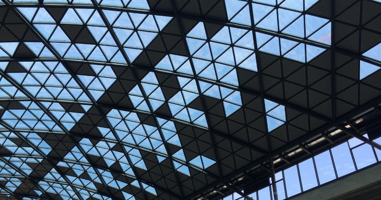 Łódź Fabryczna w budowie