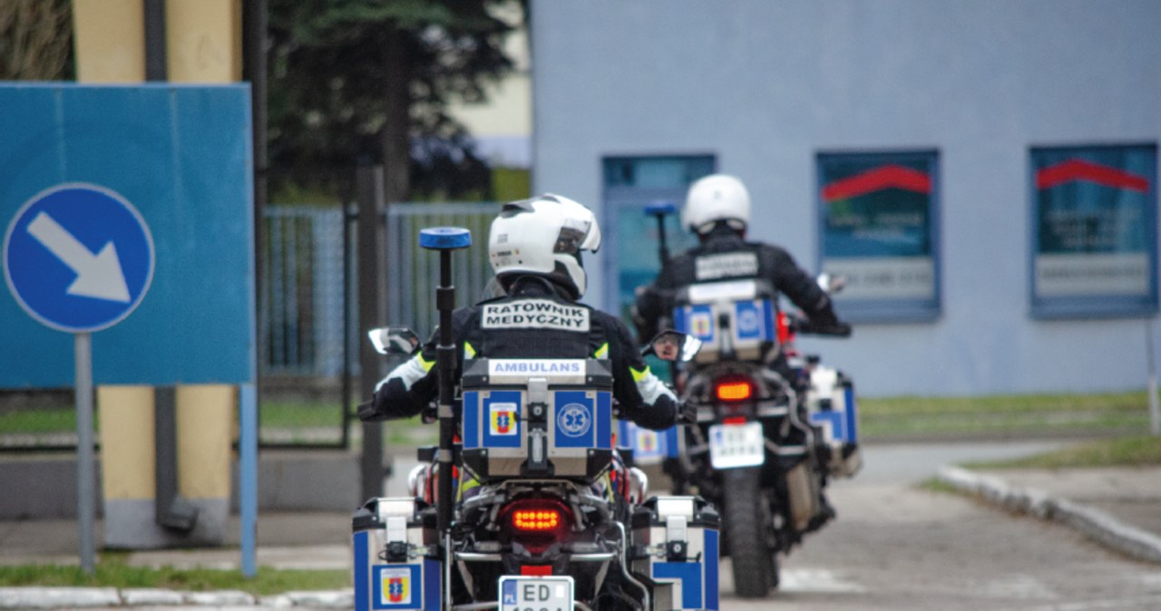 Łódź: Najszybsze karetki – to motocykle