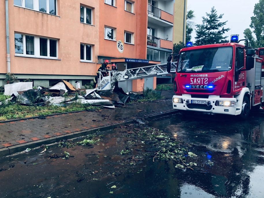 Łódź po burzy /Agnieszka  Wyderka /RMF FM