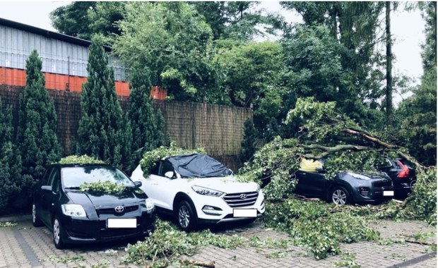 Łódź po nawałnicy. Wydano alert RCB