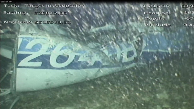 Łódź podwodna wykonała zdjęcia wraku /Handout /PAP/EPA