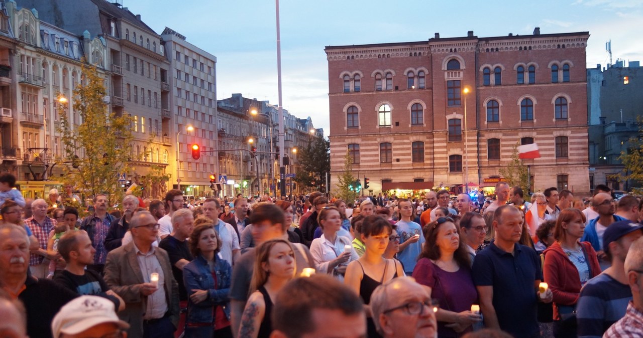 Łódź: Protest przeciwko zmianom w sądownictwie