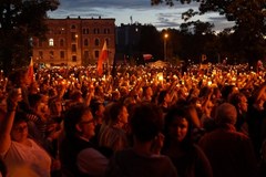Łódź: Protest przeciwko zmianom w sądownictwie