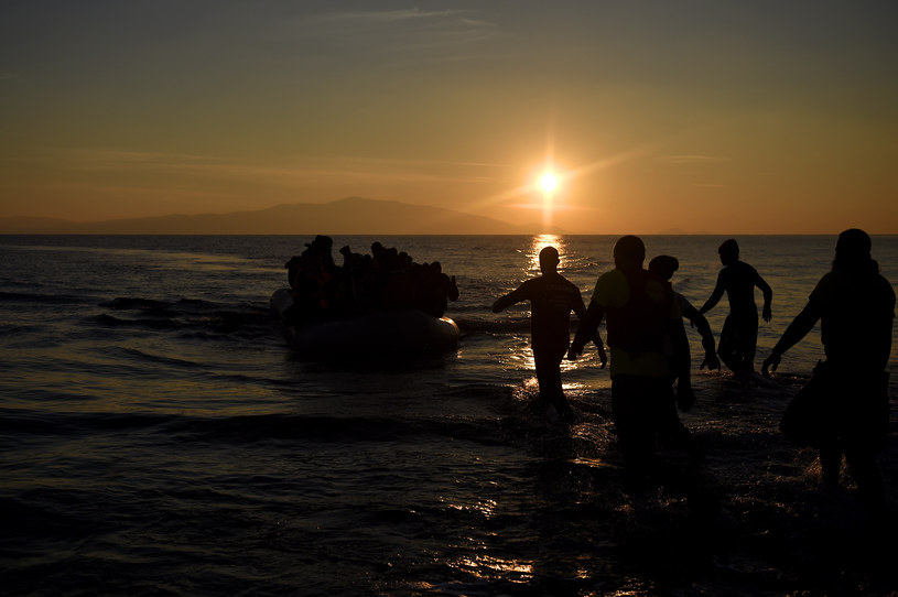 Łódź z imigrantami u wybrzeży Grecji /AFP