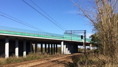 Łódzkie: Samochód zawisł na torach. Kierowca w ostatniej chwili wyskoczył