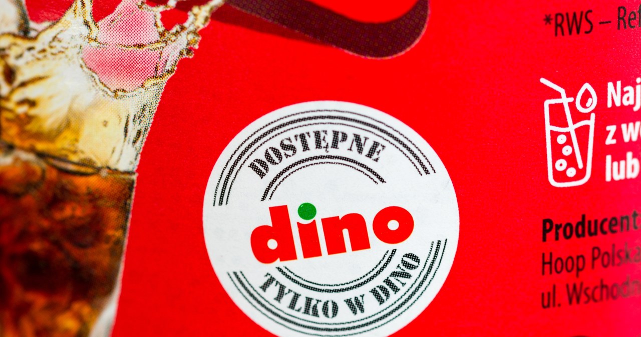 Logo Dino na etykiecie produktu z jednego ze sklepów sieci /robson309 /123RF/PICSEL
