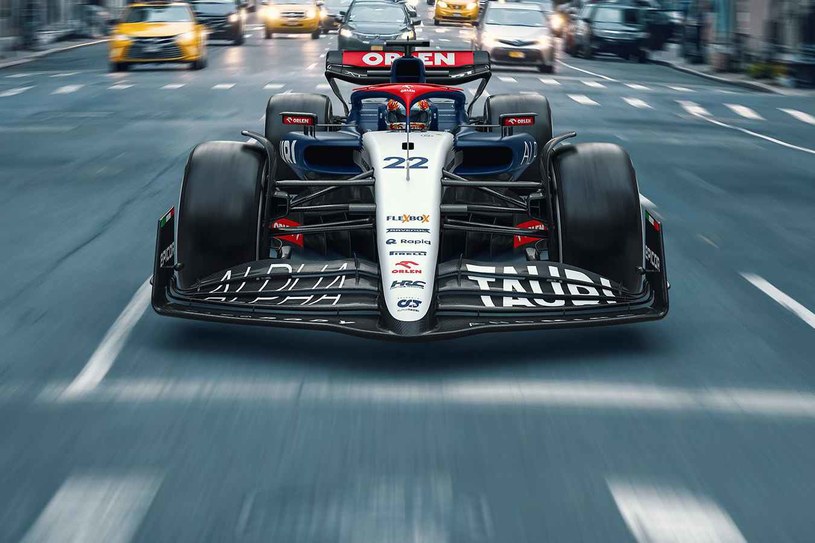 Logo PKN Orlen na bolidzie F1. Zespół AlphaTauri pokazał auto na sezon 2023