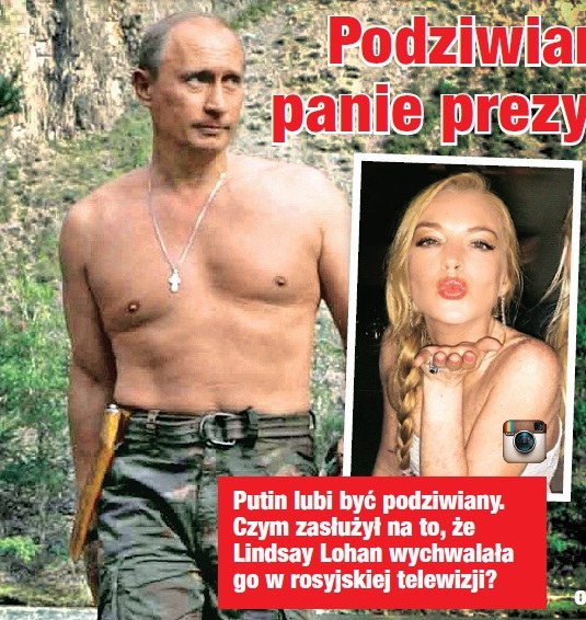 Lohan nie potrafiła się oprzeć Putinowi? /- /Twoje Imperium