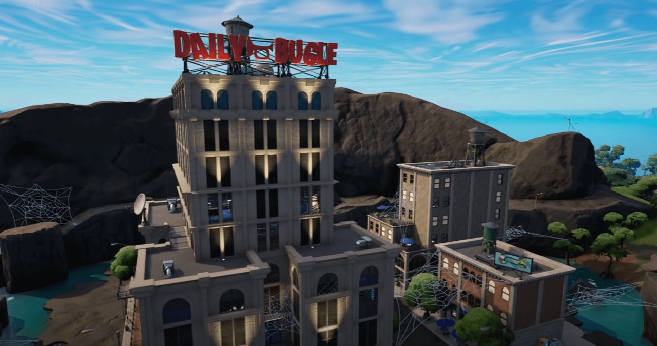 Lokacja "Daily Bugle" w grze Fortnite /materiały prasowe