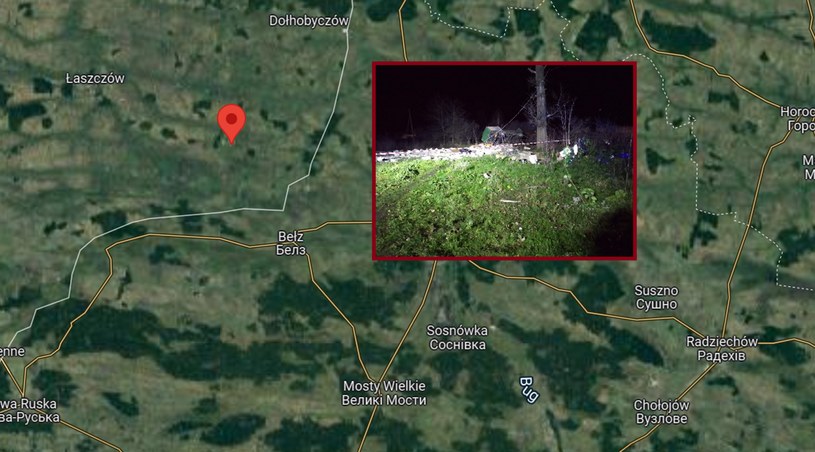 Lokalizacja miejscowości Przewodów /Google Maps/Twitter /