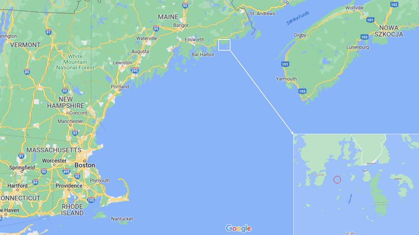 Lokalizacja wyspy /Google Maps /materiał zewnętrzny
