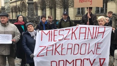 Lokatorzy znów manifestują. "Sprzeciwiamy się bierności urzędu"