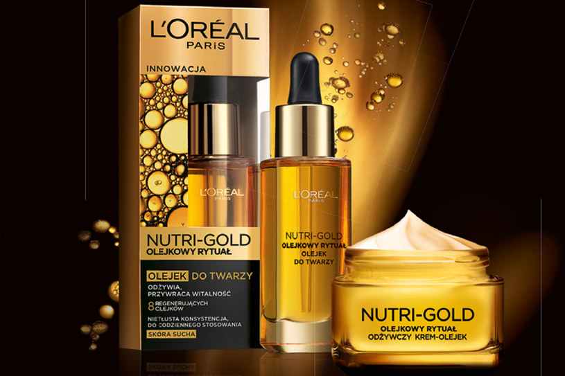 L’Oreal Paris Nutri-gold krem-olej i olejek /materiały prasowe