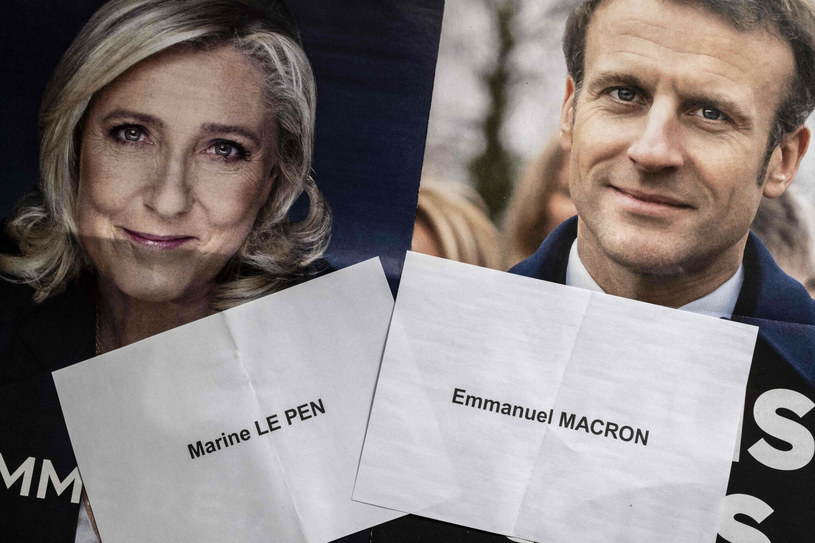 Los euro zależy od starcia Macrona z Le Pen /CHARLY TRIBALLEAU/AFP /East News