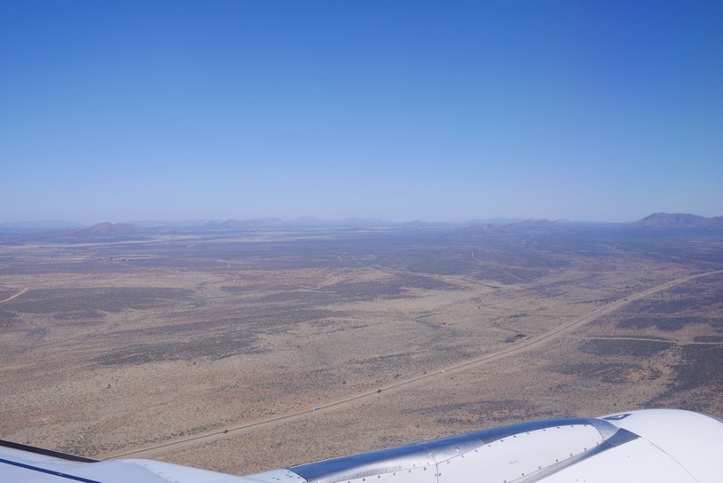 Lot nad namibijskimi pustkowiami daje przedsmak tego, co nas czeka… /INTERIA.PL