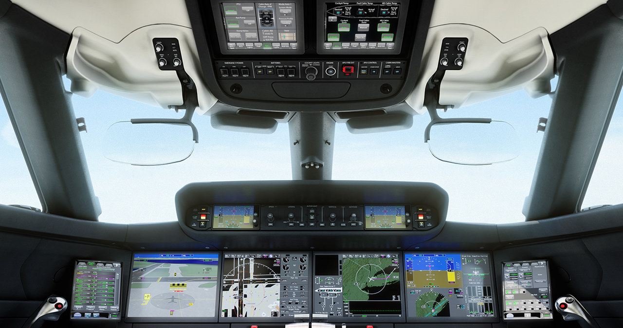 Lot najnowszego Gulfstream G800 odbywa się w technologii Fly-by-wire (FBW) / zdjęcie: Gulfstream /domena publiczna