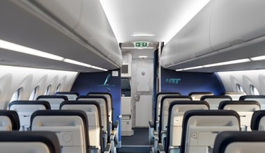 LOT pokazał, jak będą wyglądać fotele i kabina w Airbusach A220