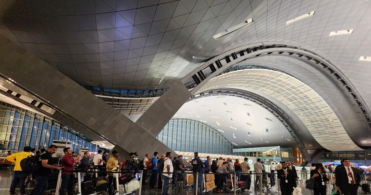 Lotnisko Hamad Internatonial w Dosze (Katar) /Ashraf Amra /AFP