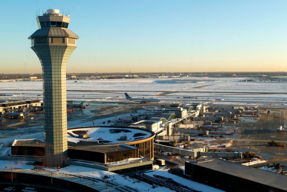 Lotnisko O'Hare w Chicago /Kamil Krzaczyński /PAP/EPA