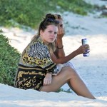 Lottie Moss zaliczyła wpadkę na plaży