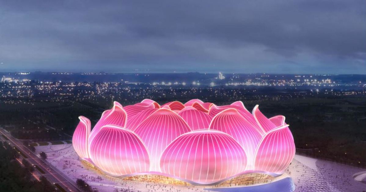 Lotus Flower Stadium w Chinach /materiały prasowe