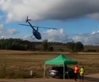 Łotwa. Rozbił się helikopter.  Na pokładzie polska ekipa wspierająca zespół Kajetanowicza 