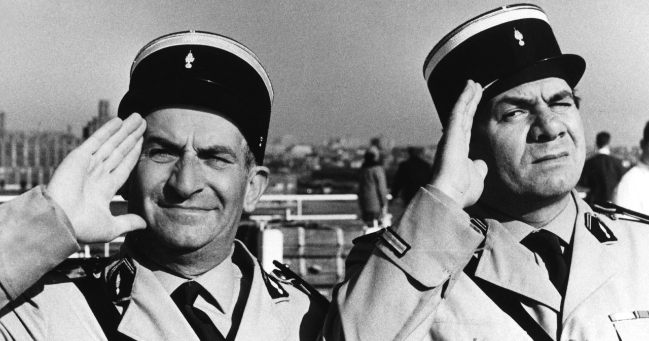 Louis de Funes (L) i Michel Galabru (P) w "Żandarmie z Saint-Tropez" /AKPA