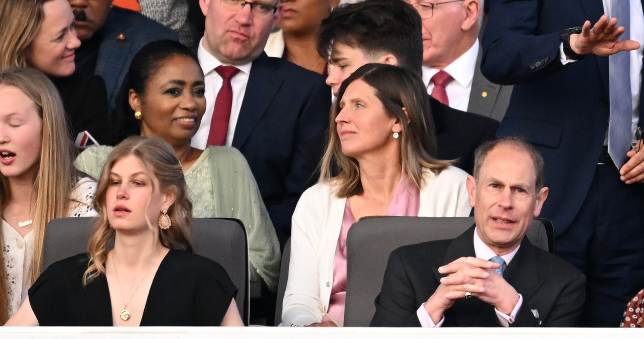 Louise Windsor z tatą, księciem Edwardem /Getty Images