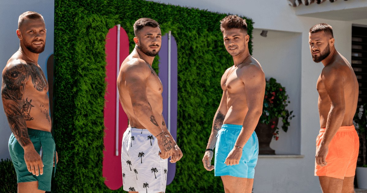 "Love Island 8". Casa Amor - Patryk, Mateusz, Przemek, Kuba /materiały prasowe