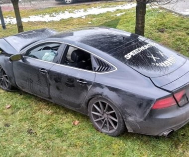 "Łowca prędkości" uciekał przed policją. Zatrzymało go Porsche