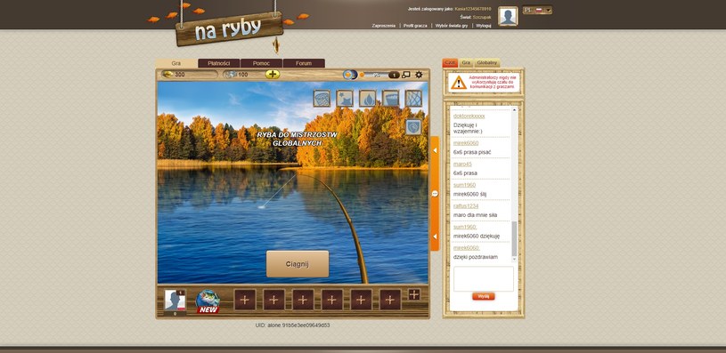 Łowienie ryb gry online za darmo Na Ryby /Click.pl